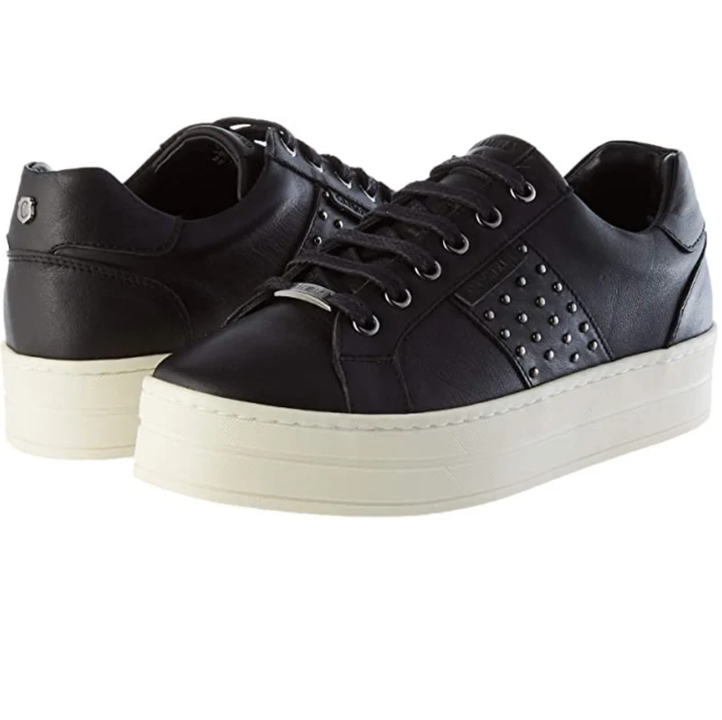 Carmela Ledersneaker für Damen – Schwarz