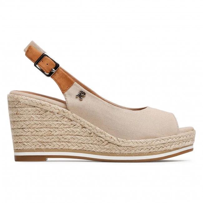 Refresh Sandale mit Keilabsatz für Damen – Beige