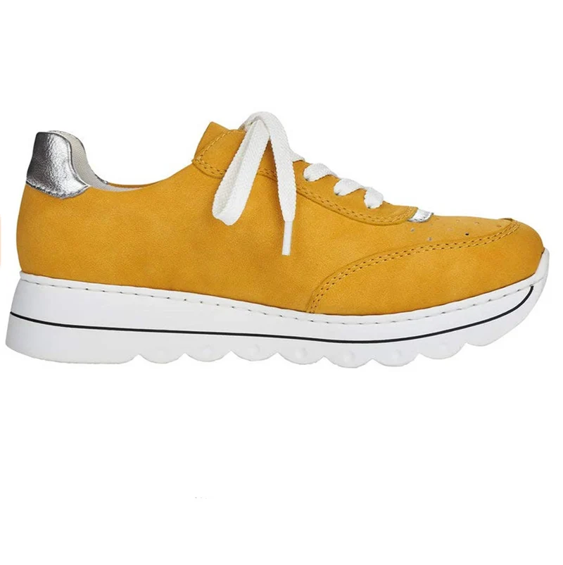 Rieker Mode-Sneaker für Damen – Gelb