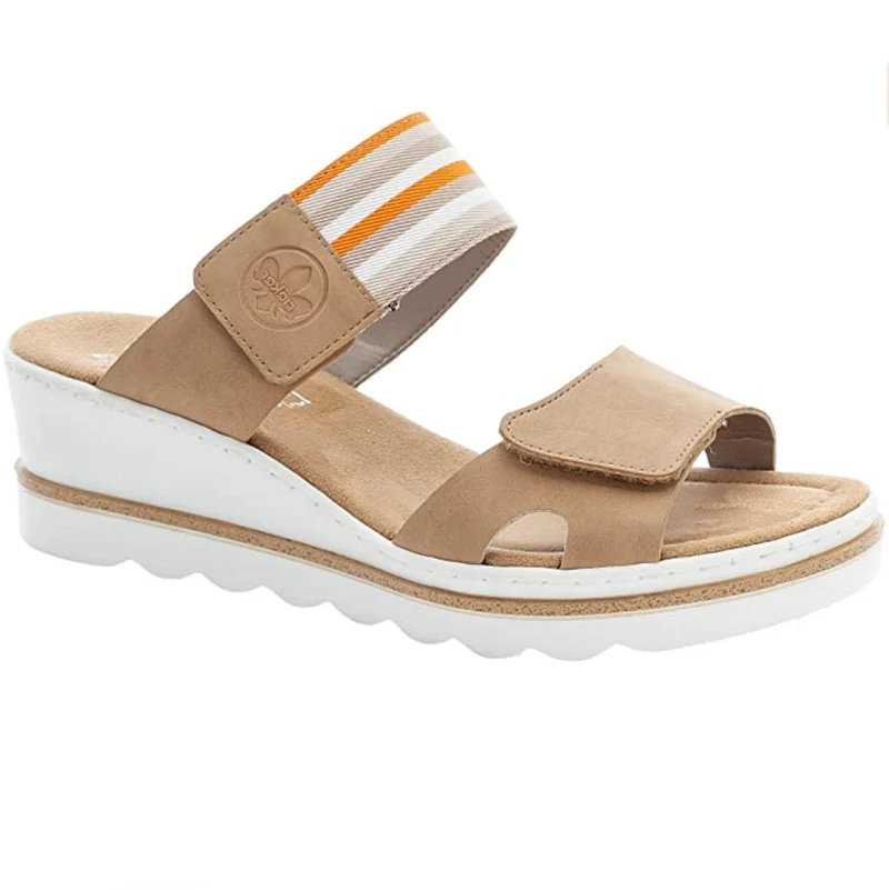 Rieker Damenmode-Sandalen – Beige