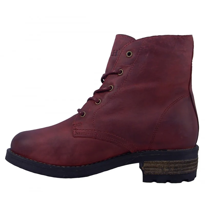 Oak & Hyde Damen-Stiefelette „Bridge Lo“ aus Leder – Ox Blood