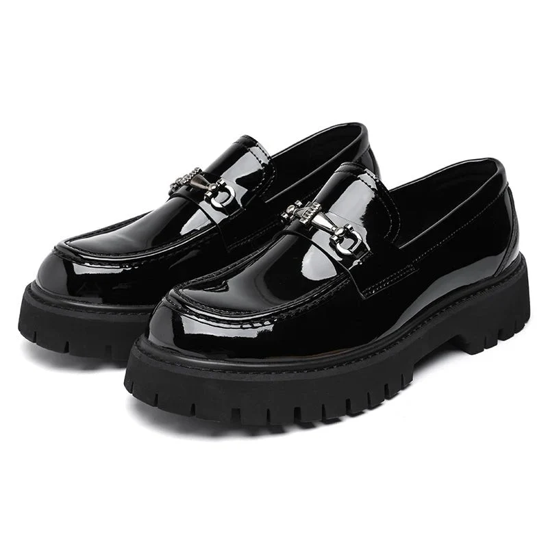 Florian | Herren Leder Loafer Business Schuhe mit Metallschnalle