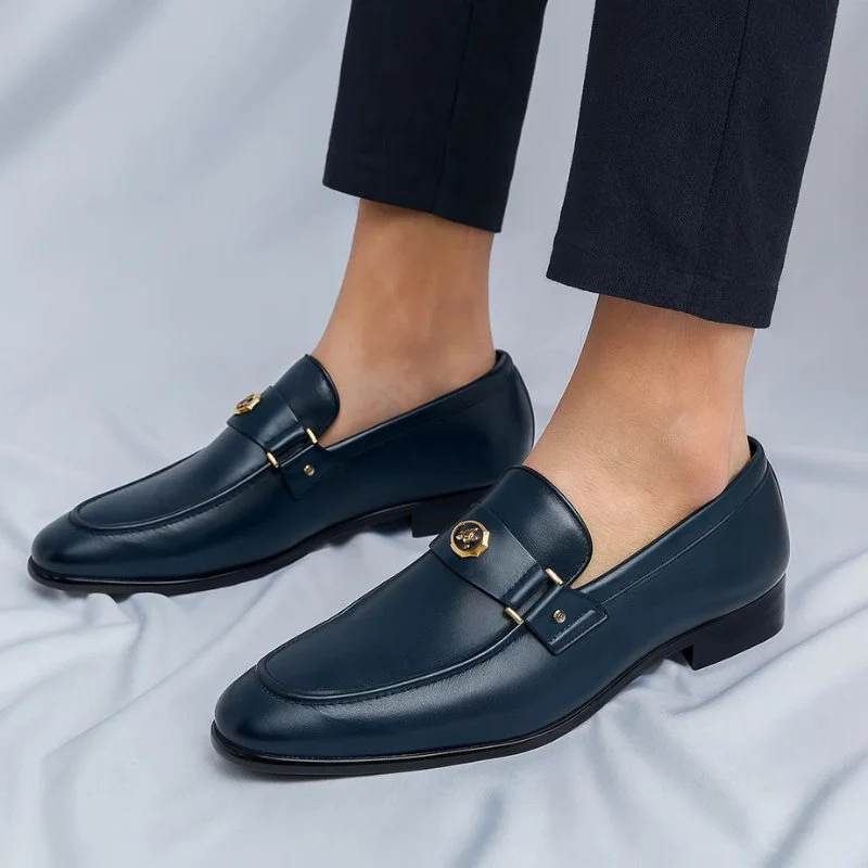 Maximilian | Herren Leder Loafer Business Slipper Italienisches Leder