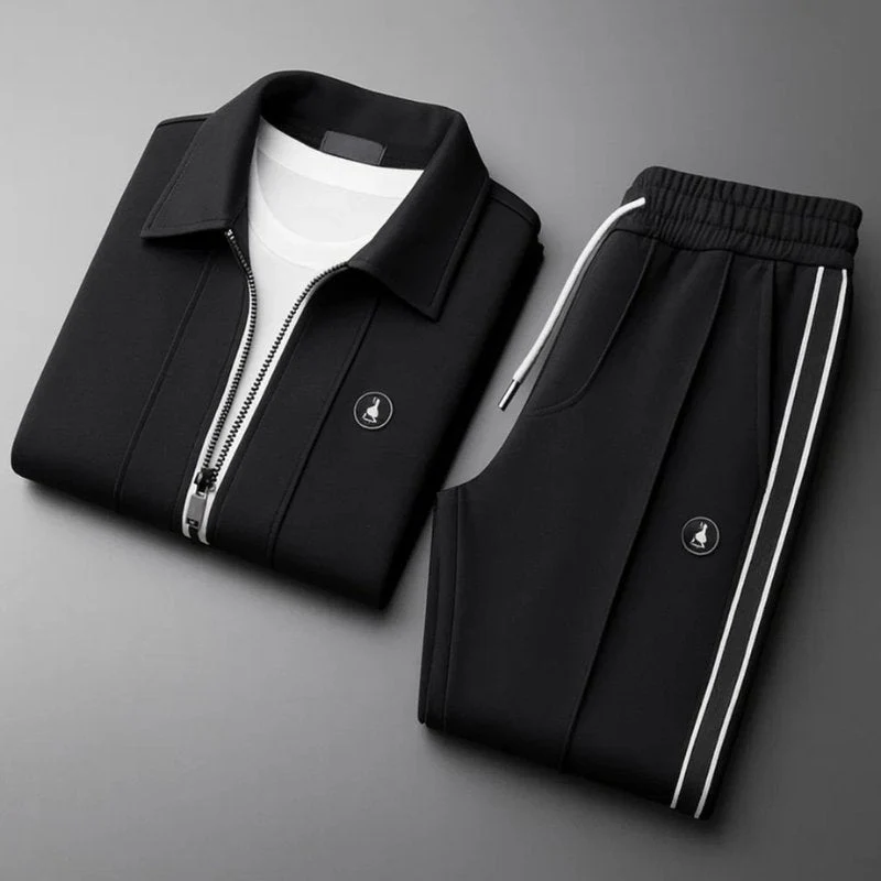 Sebastian | Herren Trainingsanzug Set Lycra Atmungsaktiv Sport