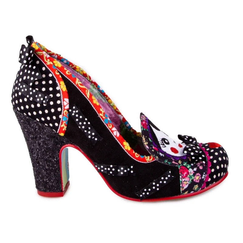 Irregular Choice Damen Matroschka Memories High Heels – Schwarz