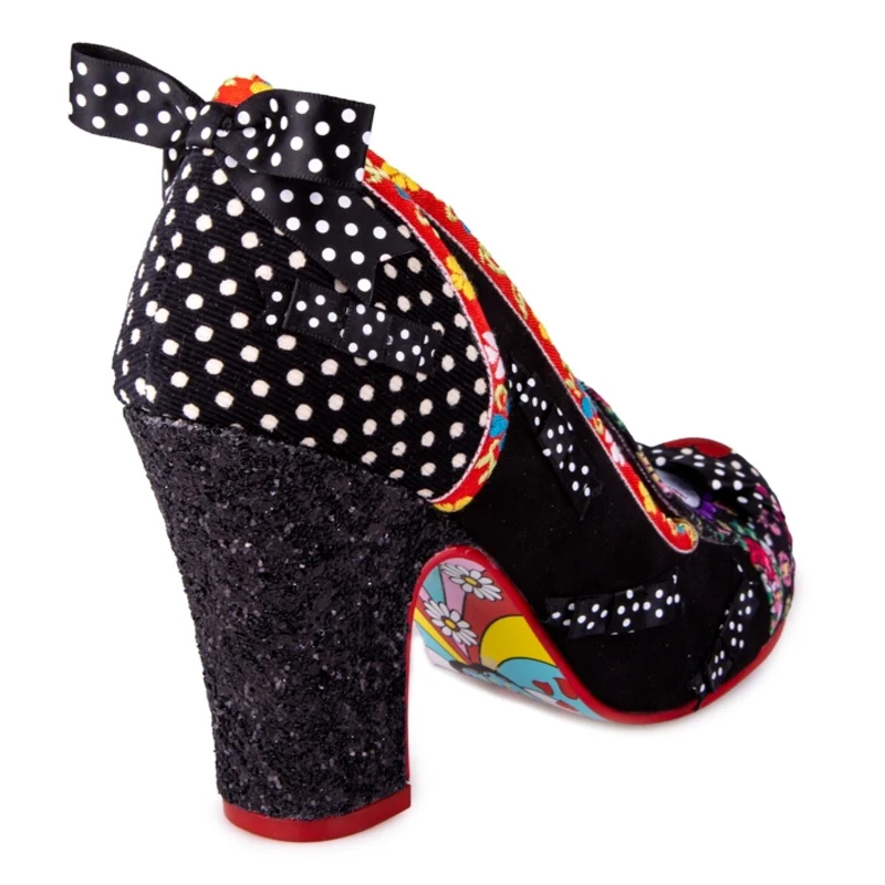 Irregular Choice Damen Matroschka Memories High Heels – Schwarz