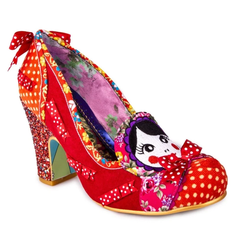 Irregular Choice Damen Matroschka Memories High Heels – Rot