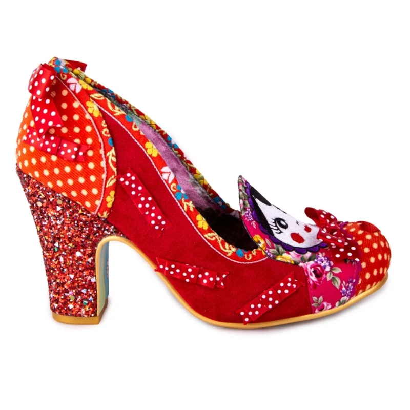 Irregular Choice Damen Matroschka Memories High Heels – Rot