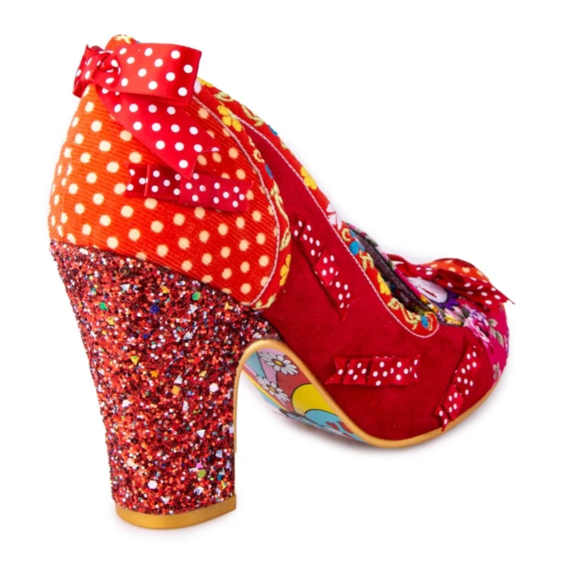 Irregular Choice Damen Matroschka Memories High Heels – Rot