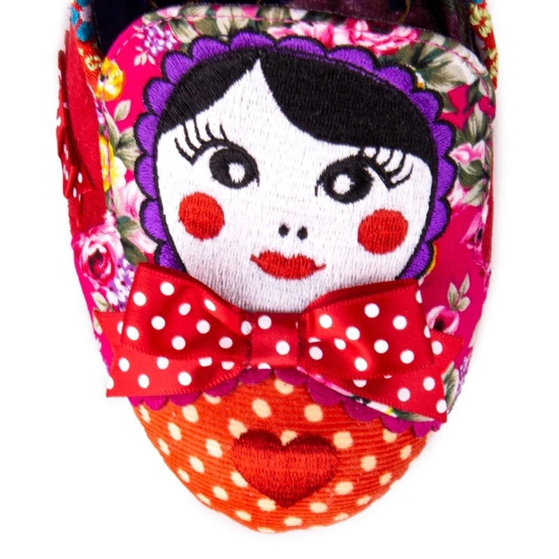 Irregular Choice Damen Matroschka Memories High Heels – Rot