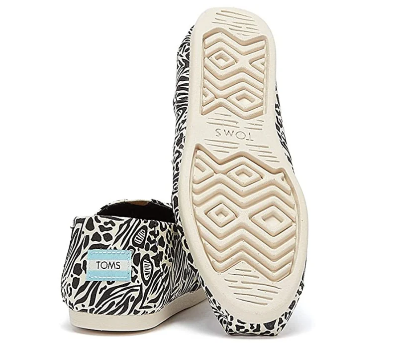 TOMS - Damen - Alpargata Hybrid Schwarz/Weiß Espadrilles
