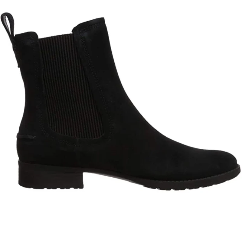 UGG Damen Hillhurst Lederstiefel - Schwarz