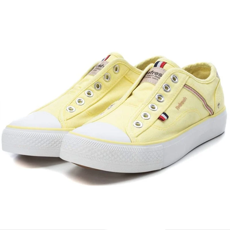 Refresh Damen-Sneaker ohne Schnürsenkel – Gelb