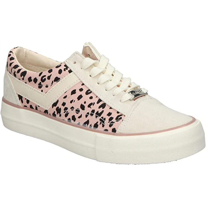 Refresh Damen-Sneaker mit Leopardenmuster – Rosa