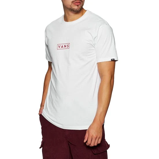 VANS Klassisches Easy-Box-T-Shirt für Herren – Weiß