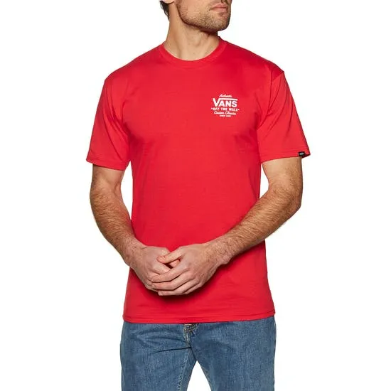 VANS Herren Holden Klassisches T-Shirt – Rot