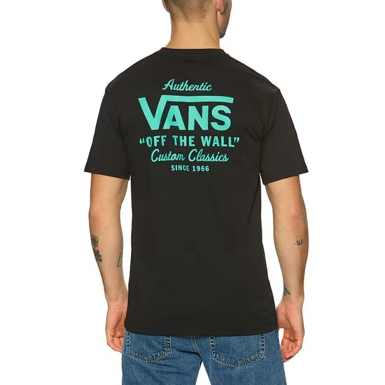 VANS Herren Holder Classic T-Shirt – Schwarz