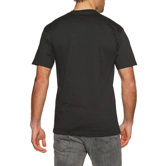 VANS Herren-Box-T-Shirt mit klassischem Print – Schwarz