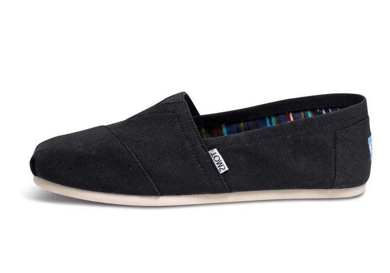 TOMS Klassische Canvas-Espadrilles für Herren – Schwarz