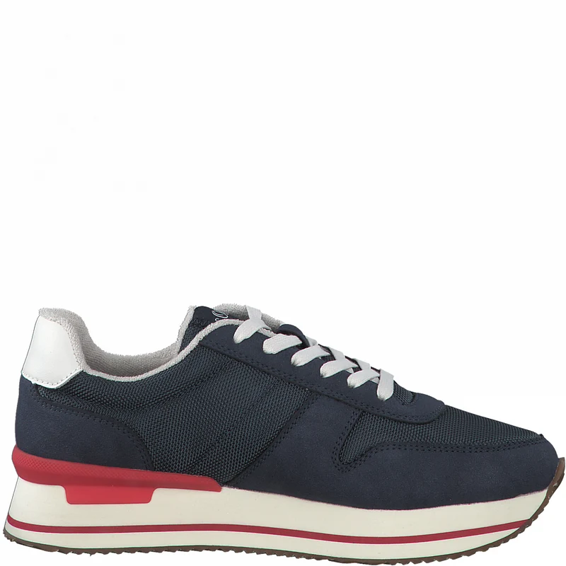 S.Oliver Womens Casual Canvas Trainer - Marineblau