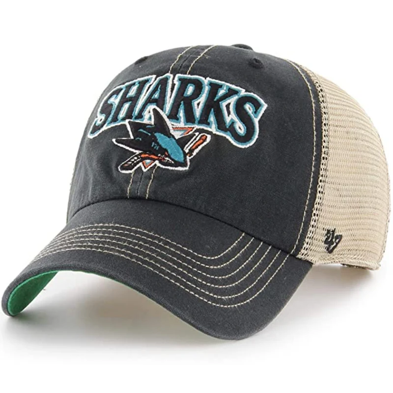 '47 Brand – San Jose Sharks Trucker Cap – Schwarz