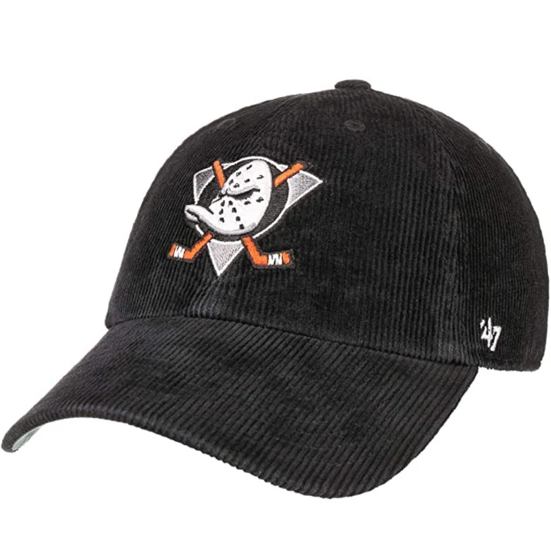'47 Brand – Clean Up Cord Anaheim Ducks Hut – Schwarz
