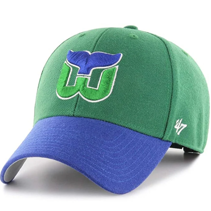 Marke '47 - Vintage Hartford Whalers Cap - Grün / Blau