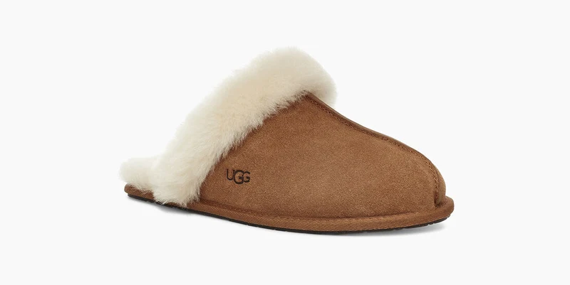UGG Damen Scuffette II Hausschuhe Kastanie