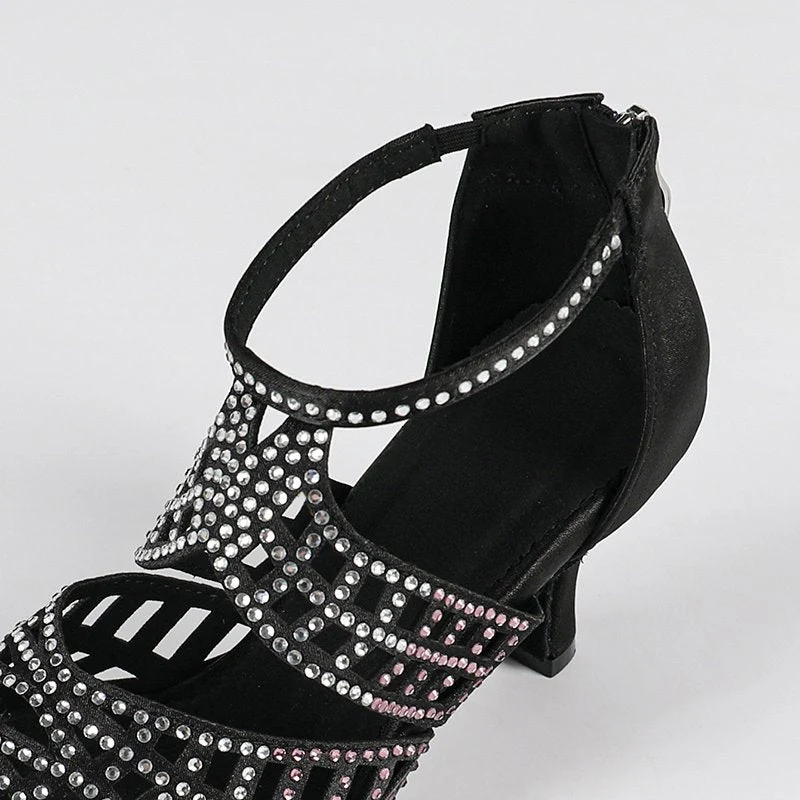 Damen Sandalen mit offener Vorderpartie und strukturiertem Riemendesign