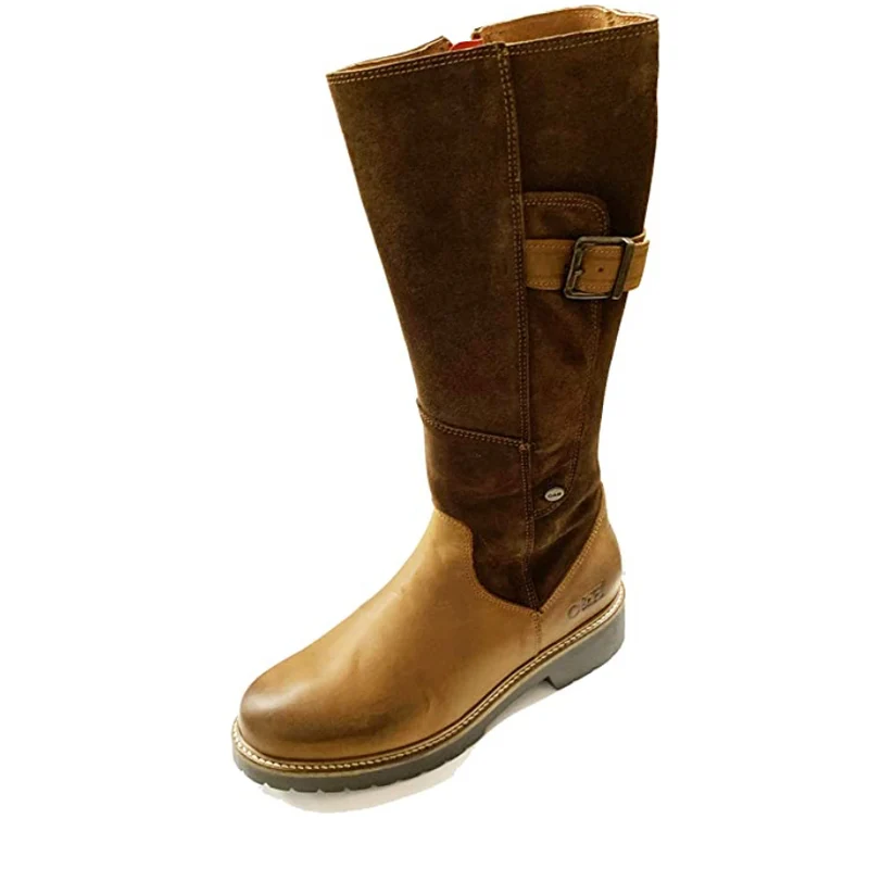 Oak & Hyde Damen El Capitan Cesar Wildlederstiefel – Schokolade / Cognac