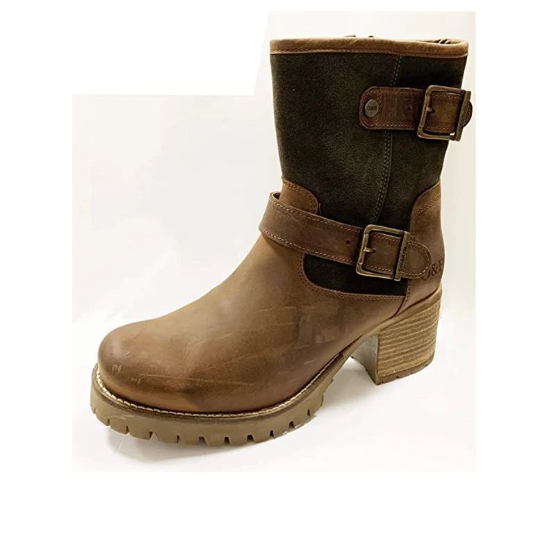 Oak & Hyde Kensington Park Cesar Lederstiefel für Damen – Braun