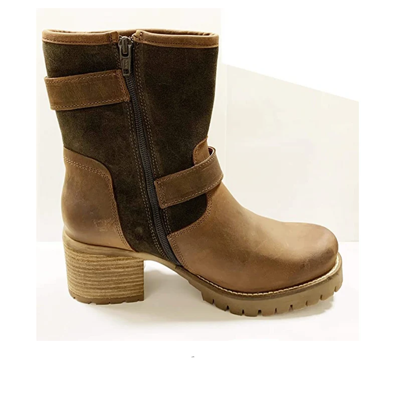 Oak & Hyde Kensington Park Cesar Lederstiefel für Damen – Braun