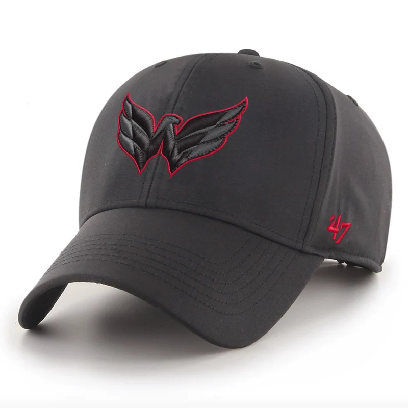 Marke '47 – NHL Washington Capitals – Verstellbare rot-schwarze Kappe