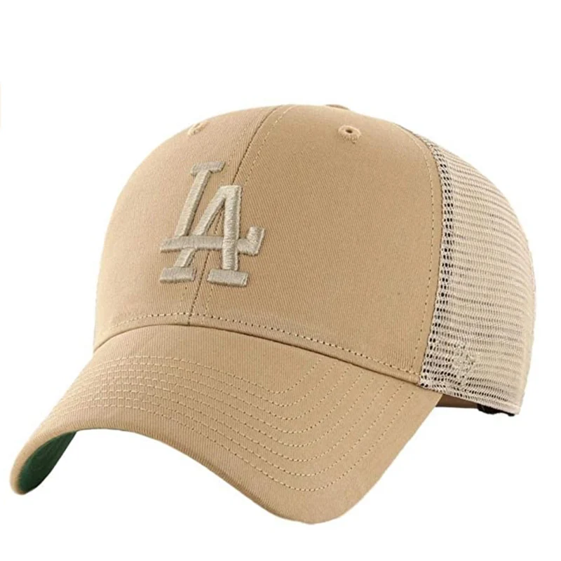 Marke '47 – MLB Los Angeles Dodgers – Verstellbare Khaki-Trucker-Kappe