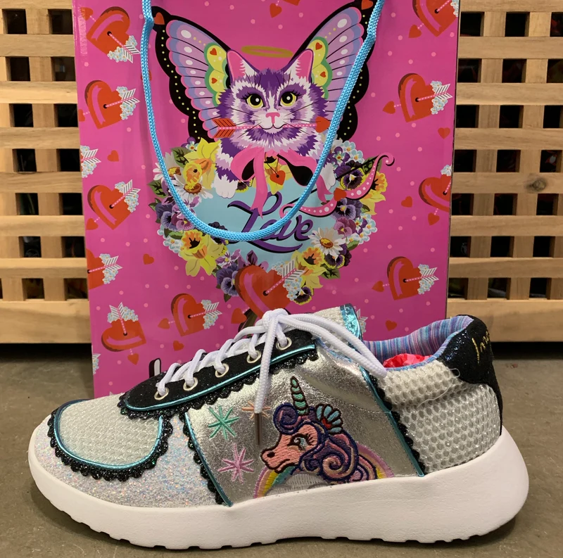 Irregular Choice You Are Magical-Sneaker für Damen – Grün/Weiß