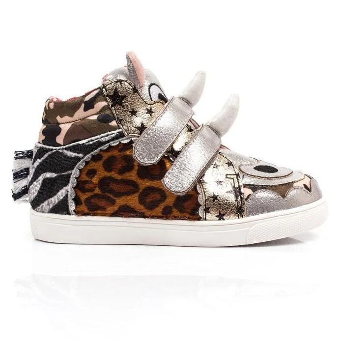 Irregular Choice Rhino High-Top-Sneaker für Kinder