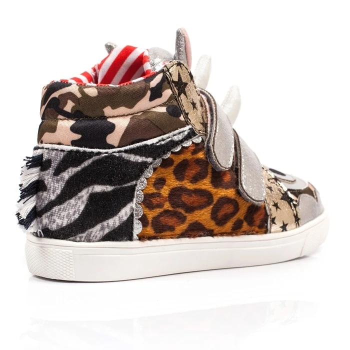 Irregular Choice Rhino High-Top-Sneaker für Kinder