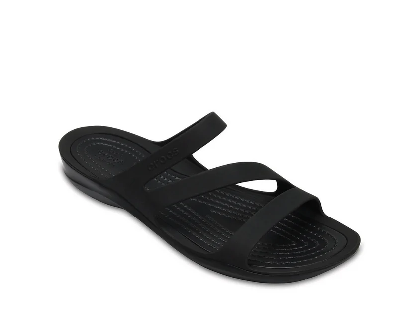 Crocs Damen Swiftwater - Sandale - Schwarz