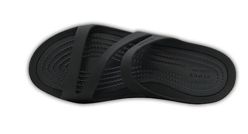 Crocs Damen Swiftwater - Sandale - Schwarz