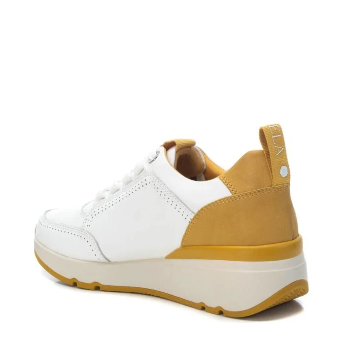 Carmela Modischer Damen-Sneaker – Weiß/Gelb