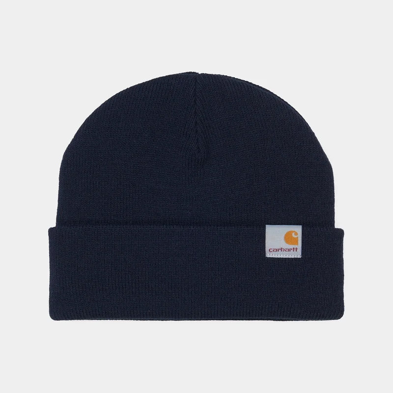 Carhartt WIP Unisex Stratus Low Beanie – Dunkelblau
