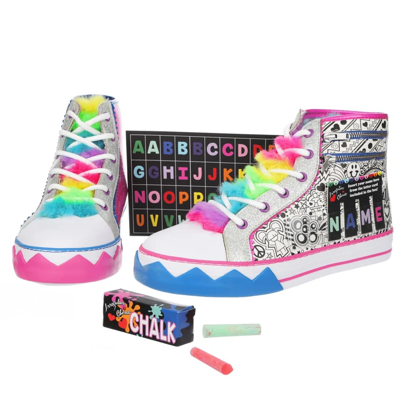 Irregular Choice Spelling Bee High-Top-Sneaker für Damen