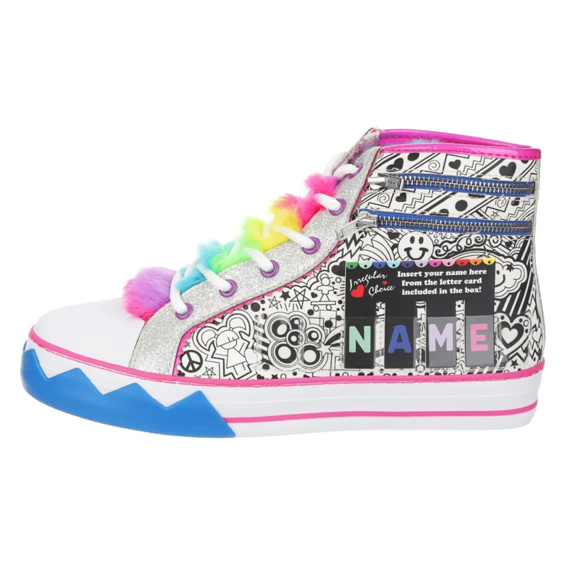 Irregular Choice Spelling Bee High-Top-Sneaker für Damen