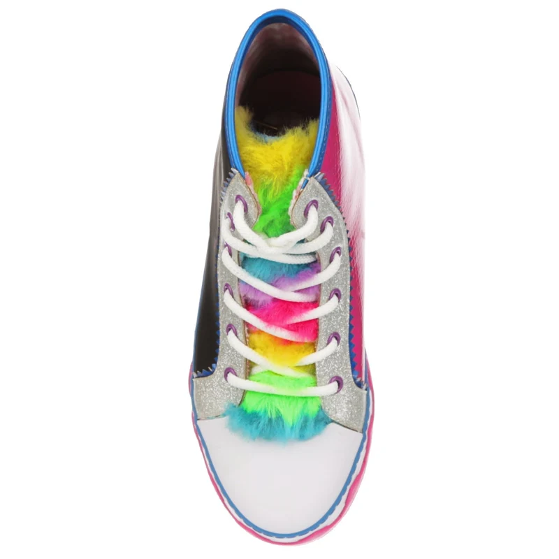 Irregular Choice Spelling Bee High-Top-Sneaker für Damen