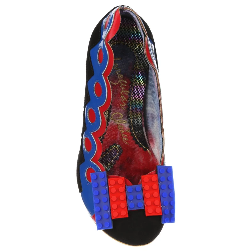 Irregular Choice Damen Play Date High Heel - Blau / Schwarz / Rot