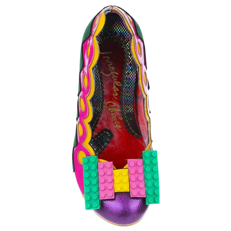 Irregular Choice Damen Play Date High Heel - Rosa / Grün / Lila