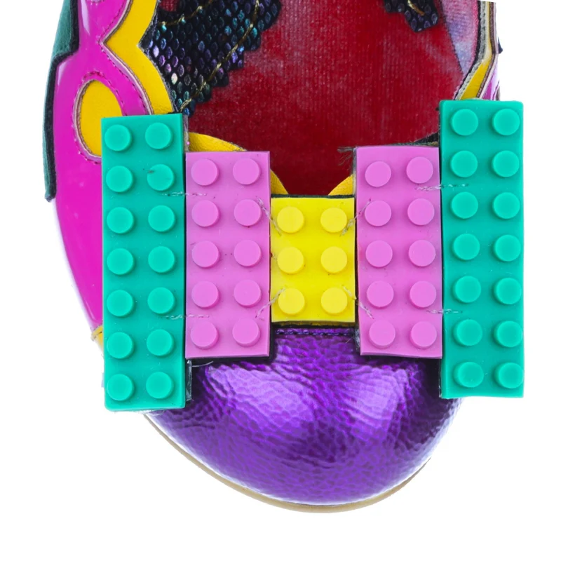 Irregular Choice Damen Play Date High Heel - Rosa / Grün / Lila