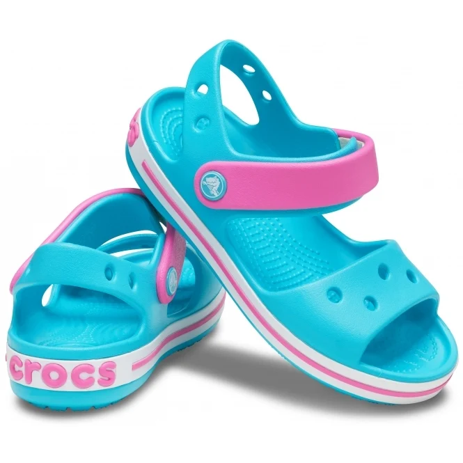 Crocs Bayaband-Sandale für Kinder – Digital Aqua