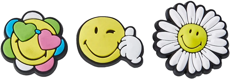 Crocs Jibbitz Smiley-Charme-Paket, das gut aussieht