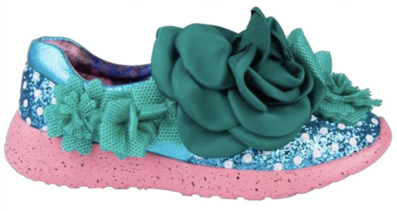 Irregular Choice Damen Rambling Rose Trainer – Blau